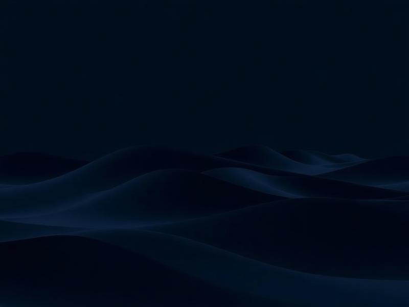 Abstract dark wave landscape